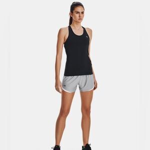 Under Armor Women's UA Play Up 2.0 Shorts Size M in Silver/Gray/White/Black NWT